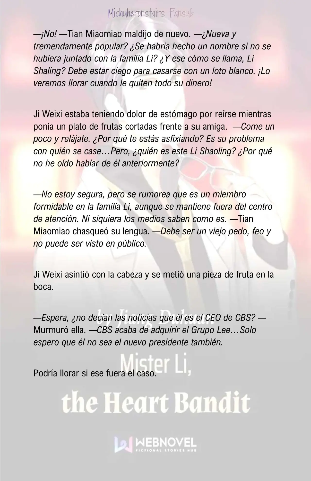 Mister Li, The Heart Bandit (Novela) - Capítulo 5 - Página 4 - LectorTMOo