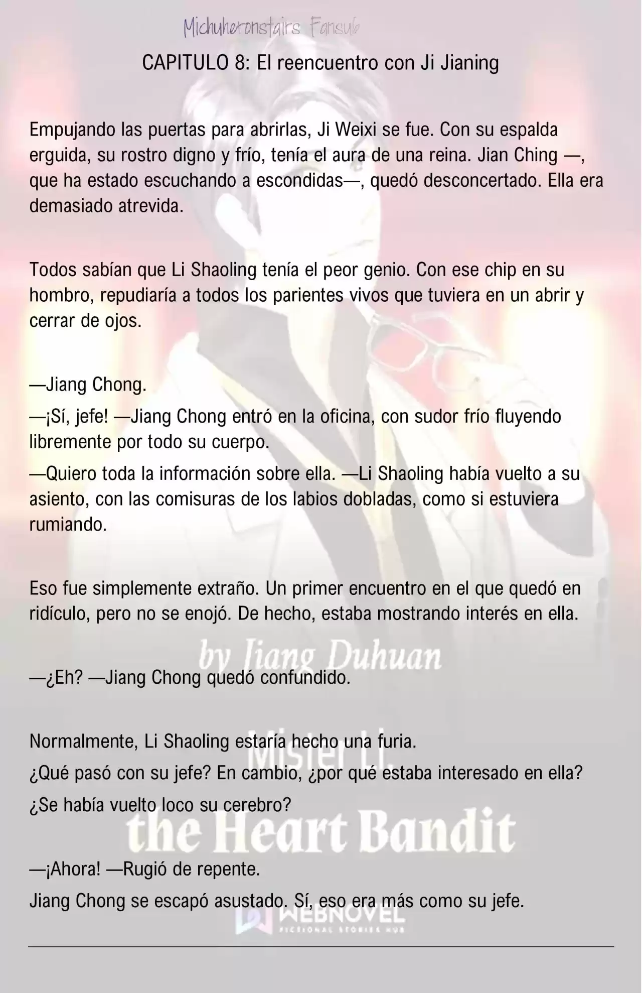 Mister Li, The Heart Bandit (Novela) - Capítulo 8 - Página 1 - LectorTMOo