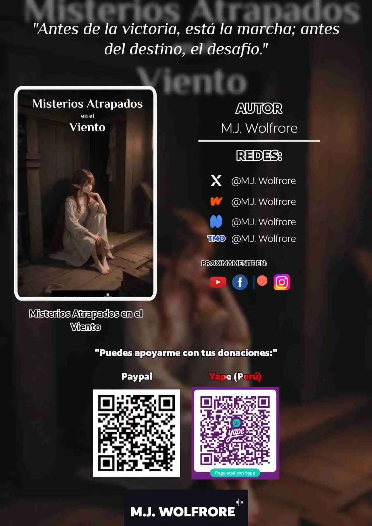 Misterios Atrapados En El Viento (Novela) - Capítulo 3 - Página 1 - LectorTMOo