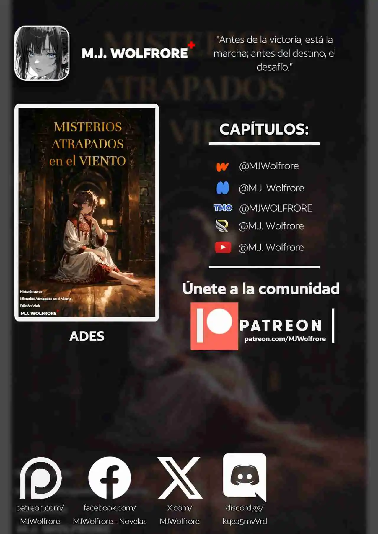 Misterios Atrapados En El Viento (Novela) - Capítulo 4 - Página 1 - LectorTMOo