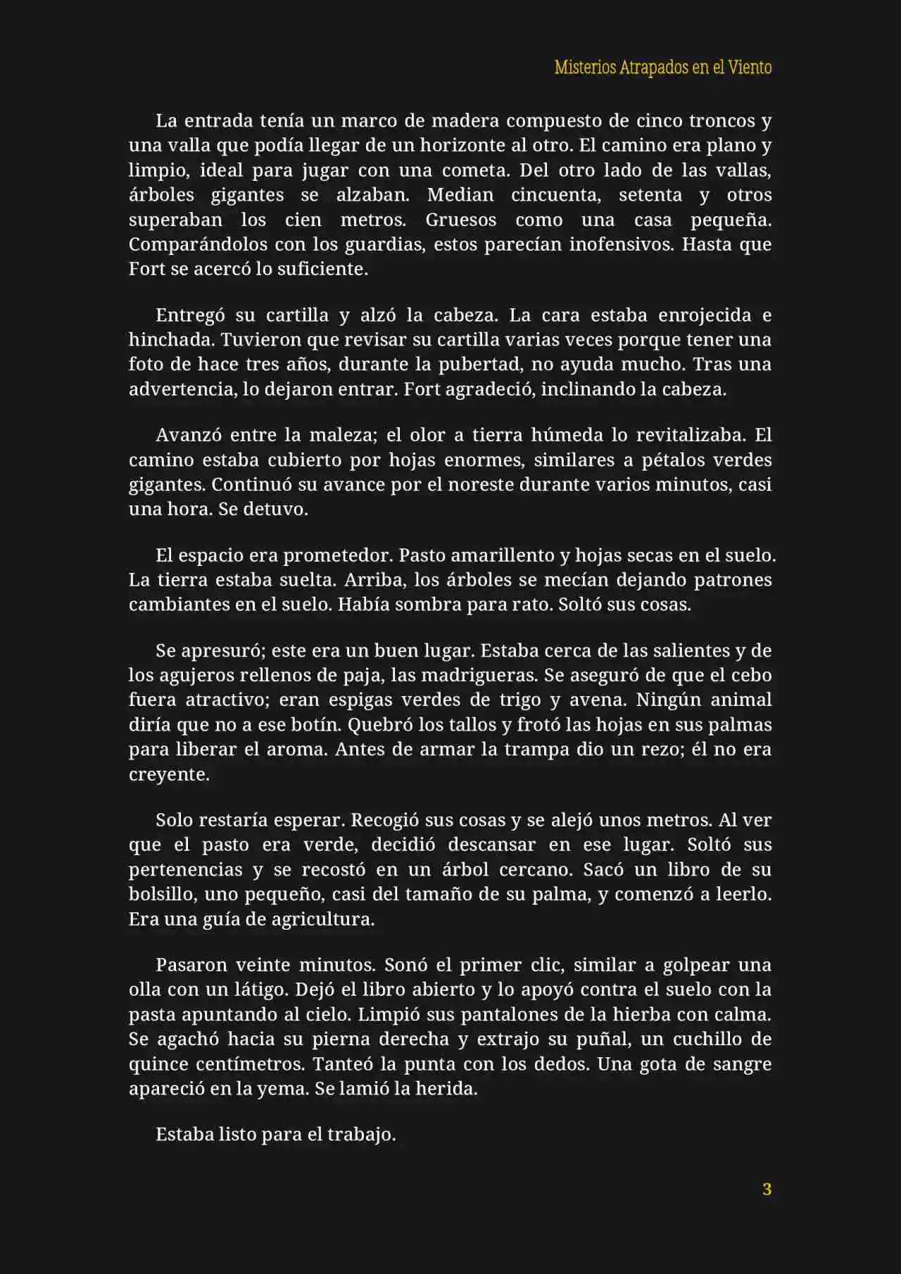 Misterios Atrapados En El Viento (Novela) - Capítulo 4 - Página 4 - LectorTMOo