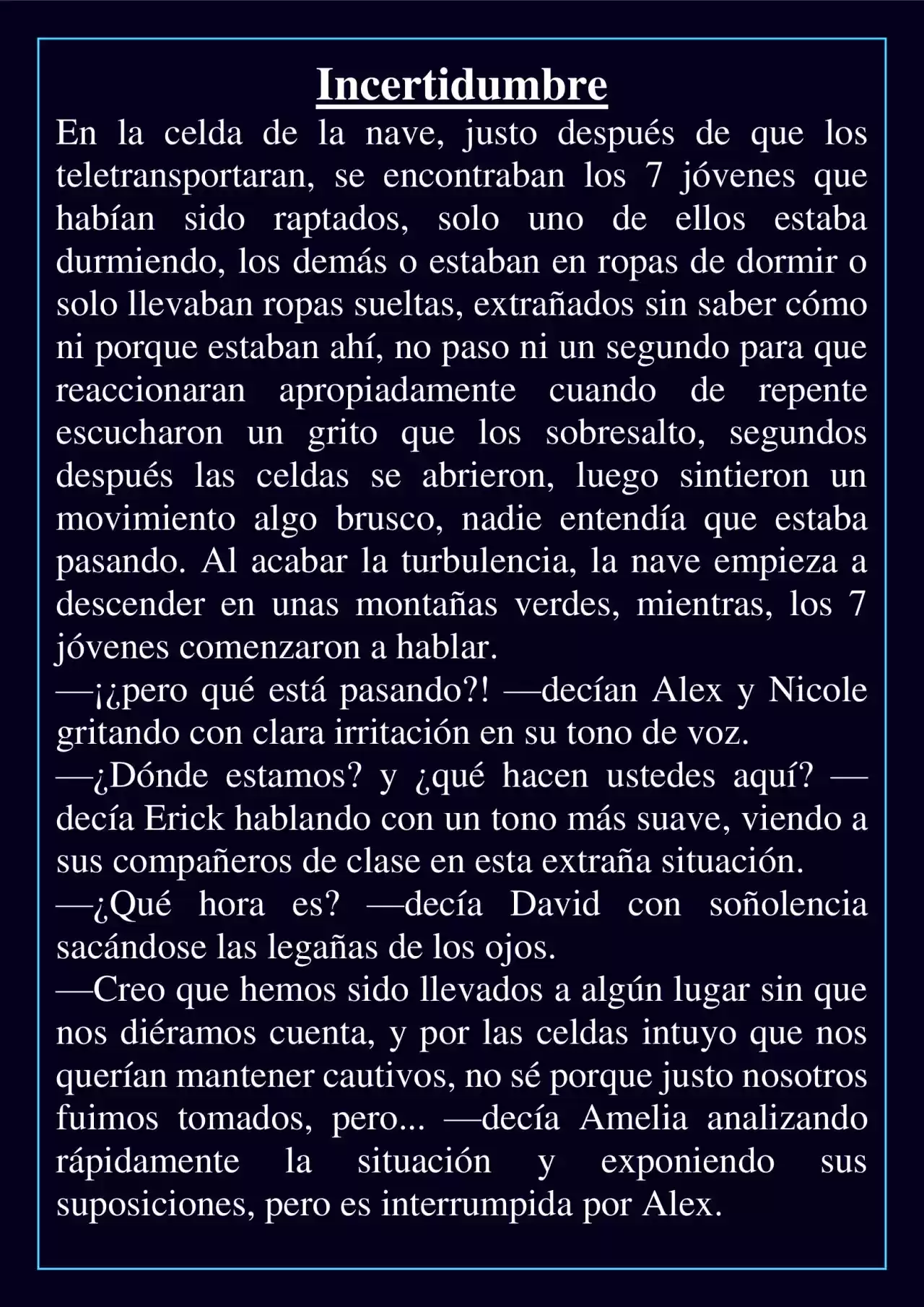 Mitos Del Futuro (Novela) - Capítulo 1 - Página 3 - LectorTMOo