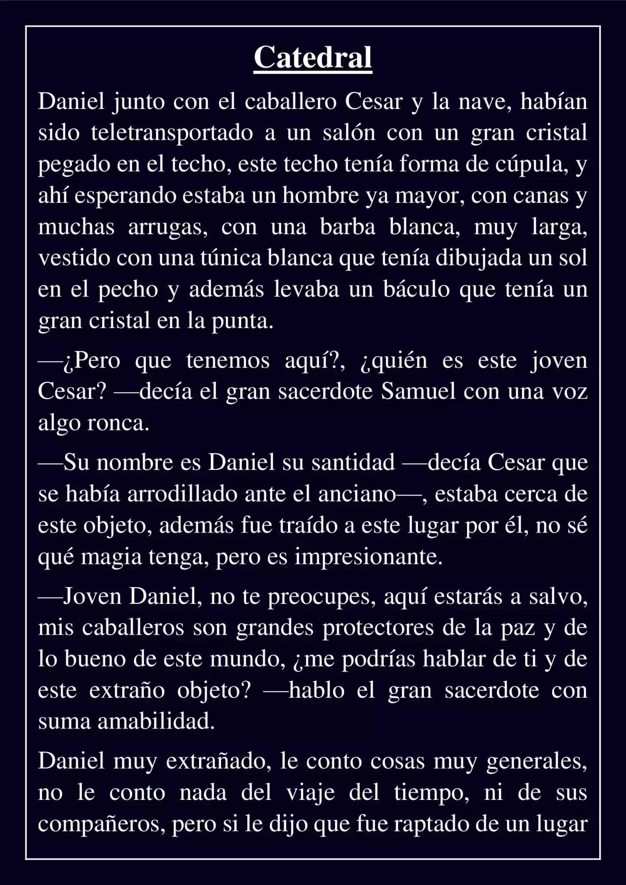 Mitos Del Futuro (Novela) - Capítulo 11 - Página 1 - LectorTMOo