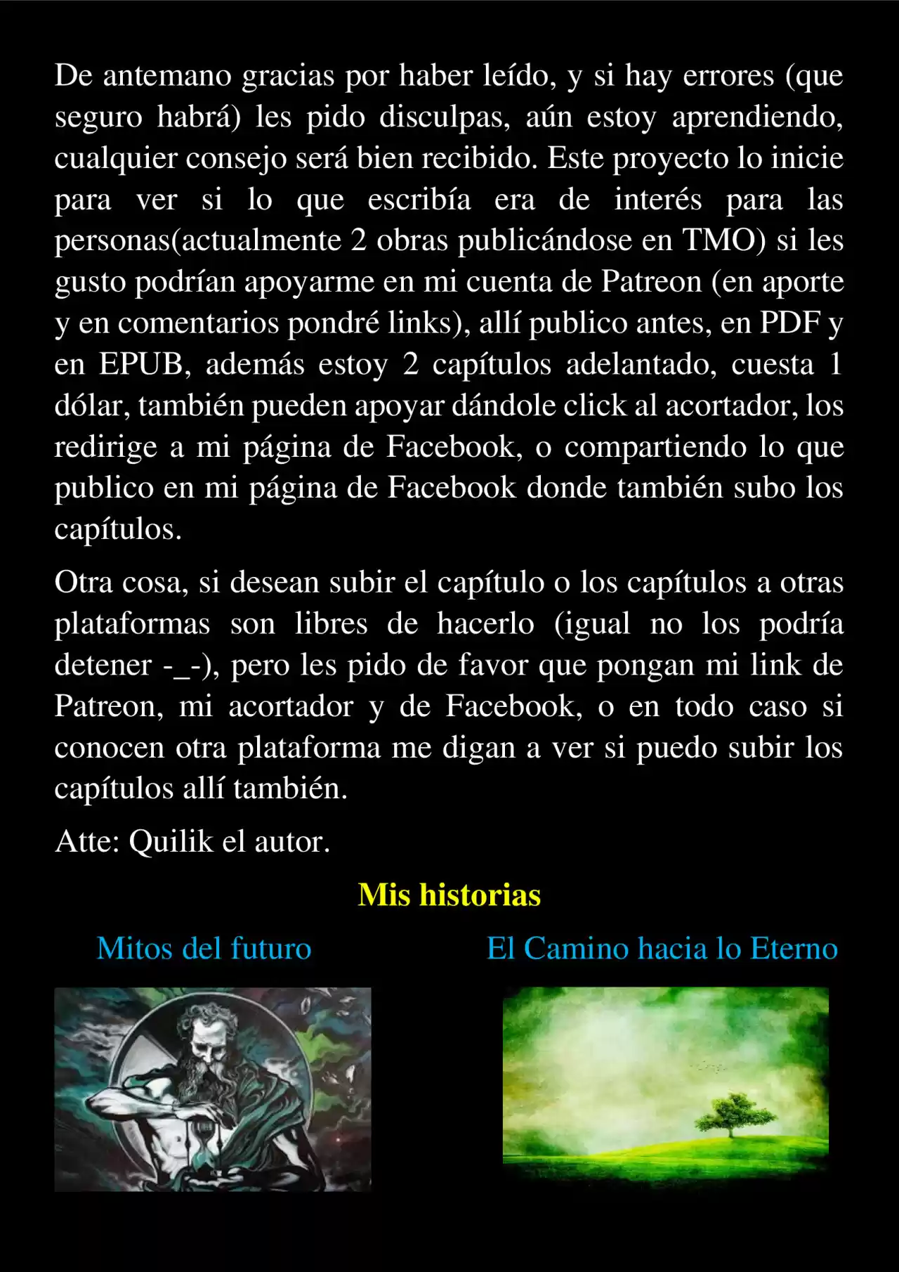 Mitos Del Futuro (Novela) - Capítulo 13 - Página 6 - LectorTMOo