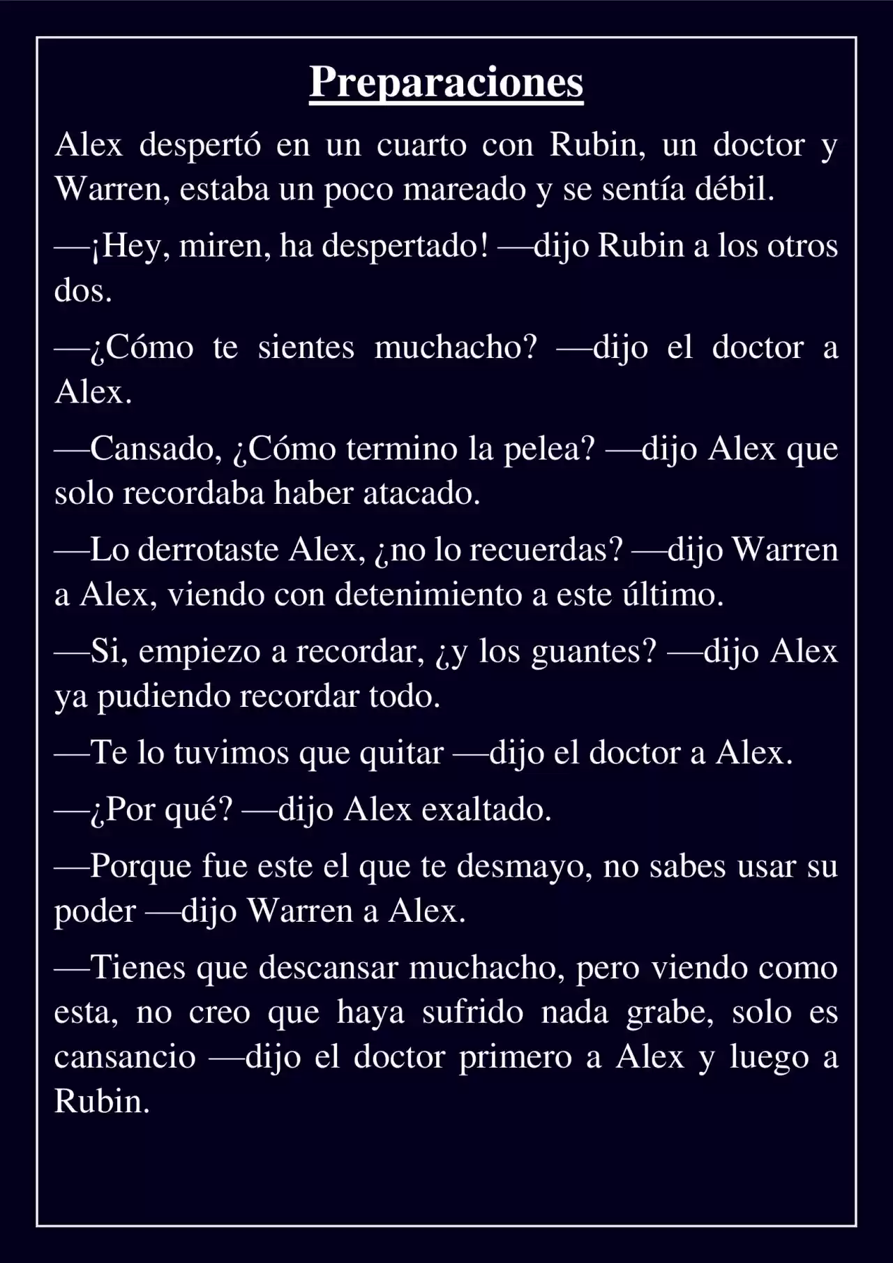 Mitos Del Futuro (Novela) - Capítulo 29 - Página 1 - LectorTMOo