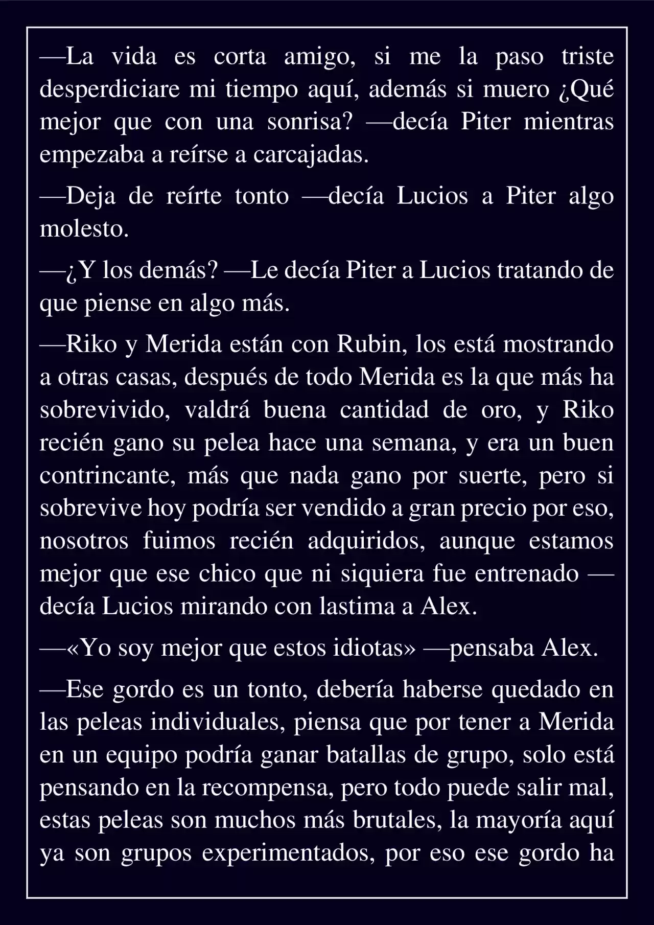 Mitos Del Futuro (Novela) - Capítulo 7 - Página 5 - LectorTMOo