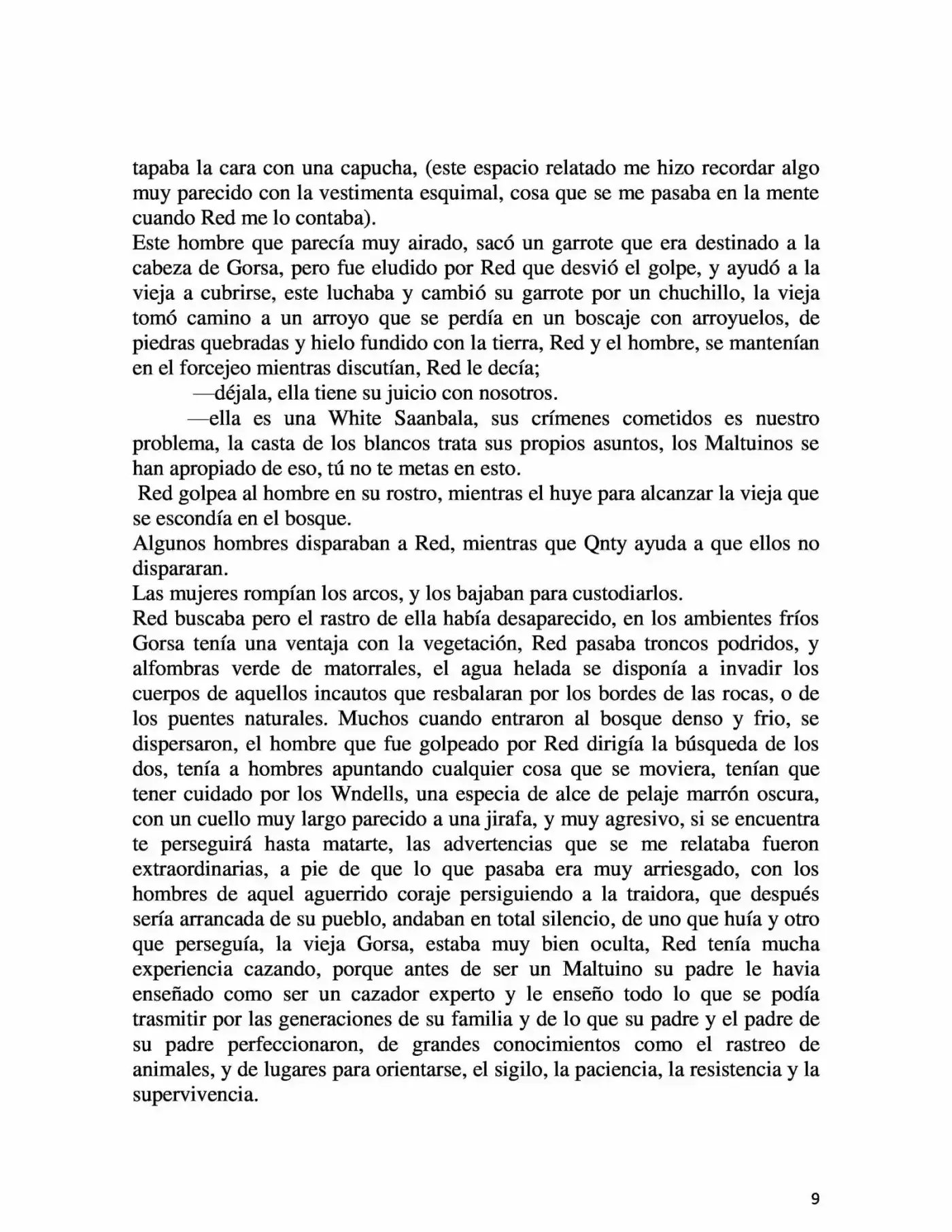 湖の他の裏に Mizuumi No Hoka No Ura Ni (Novela) - Capítulo 12 - Página 9 - LectorTMOo