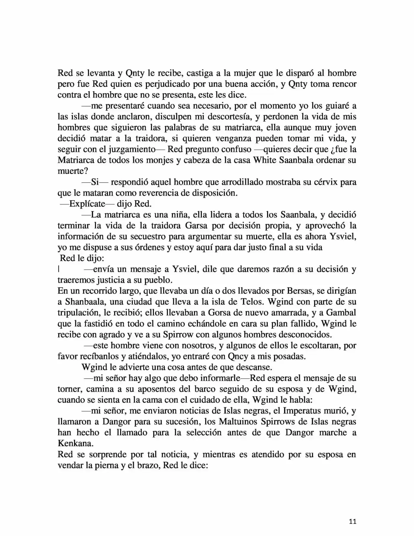 湖の他の裏に Mizuumi No Hoka No Ura Ni (Novela) - Capítulo 12 - Página 11 - LectorTMOo