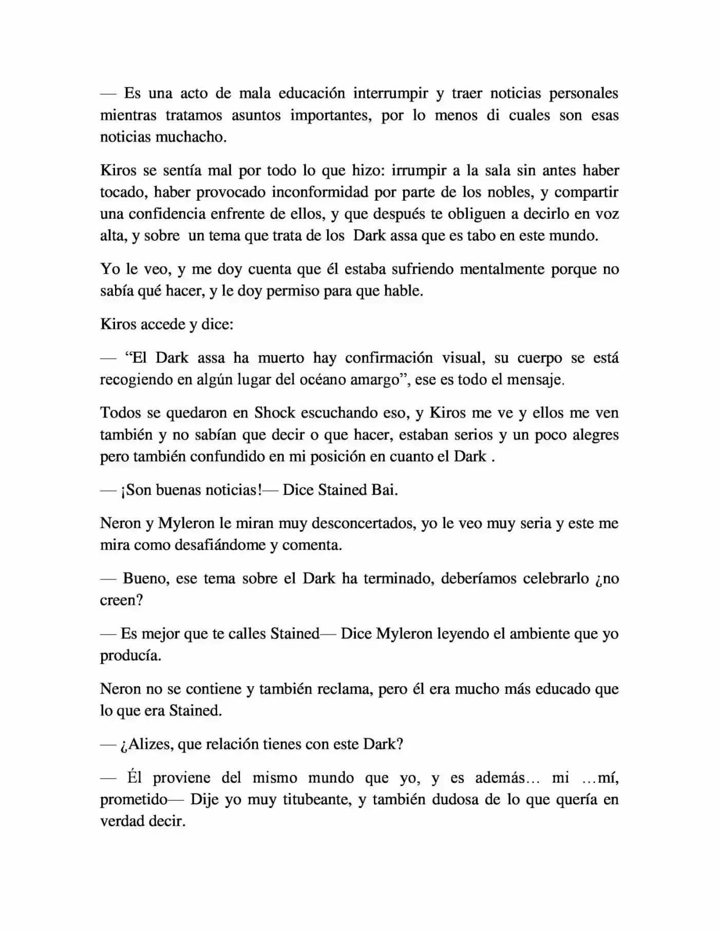 湖の他の裏に Mizuumi No Hoka No Ura Ni (Novela) - Capítulo 29 - Página 6 - LectorTMOo