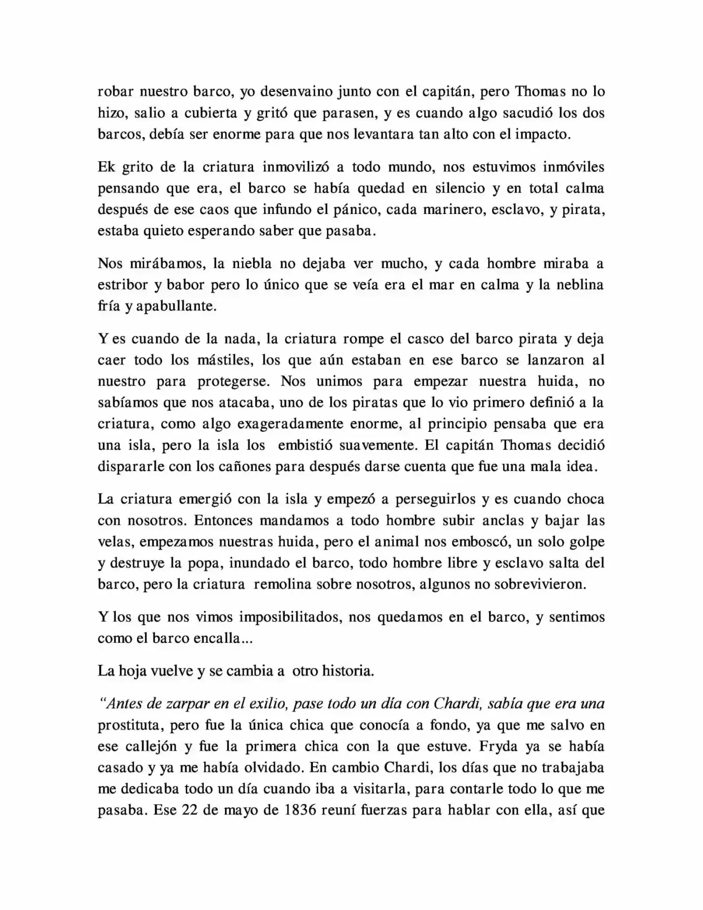 湖の他の裏に Mizuumi No Hoka No Ura Ni (Novela) - Capítulo 32 - Página 5 - LectorTMOo