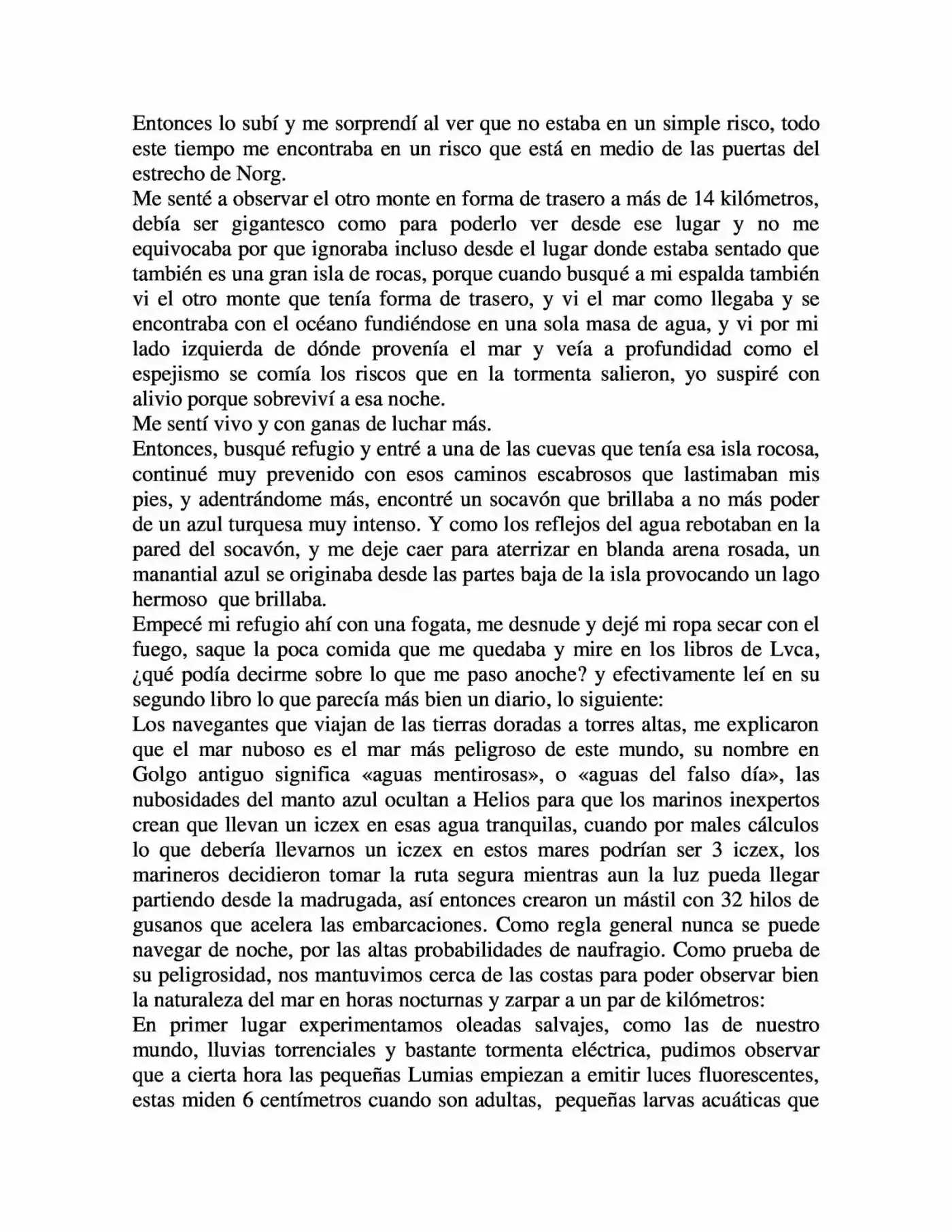 湖の他の裏に Mizuumi No Hoka No Ura Ni (Novela) - Capítulo 5 - Página 9 - LectorTMOo