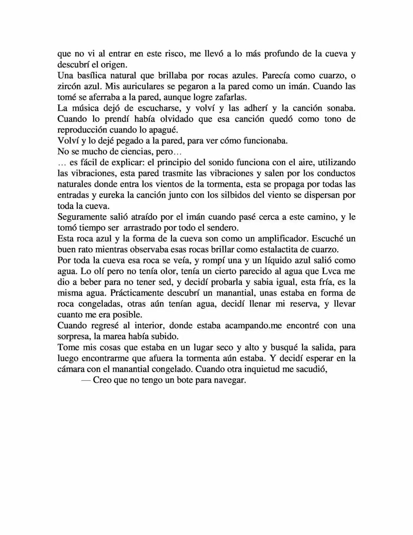 湖の他の裏に Mizuumi No Hoka No Ura Ni (Novela) - Capítulo 5 - Página 12 - LectorTMOo