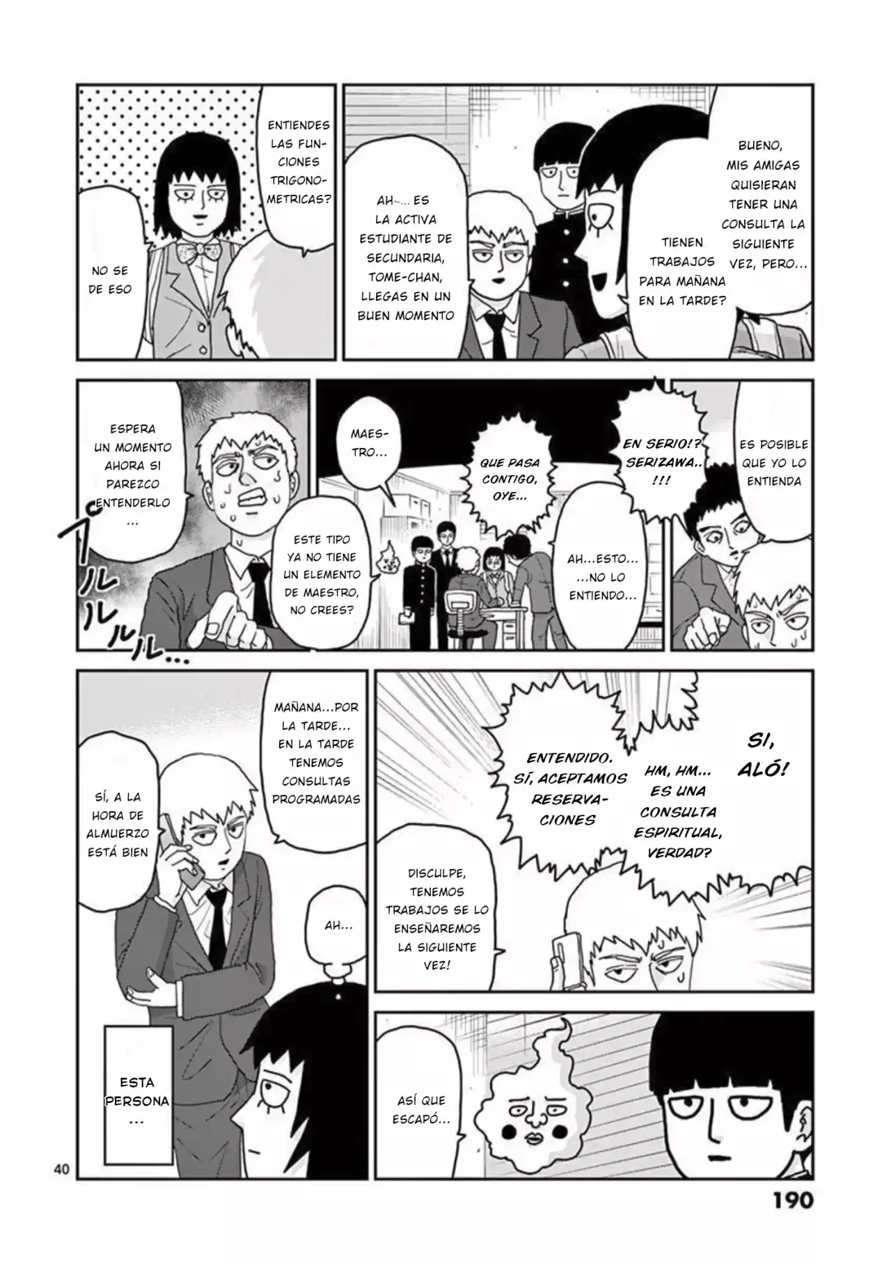 Mob Psycho Spinoff - REIGEN - Capítulo 7 - Página 40 - LectorTMOo