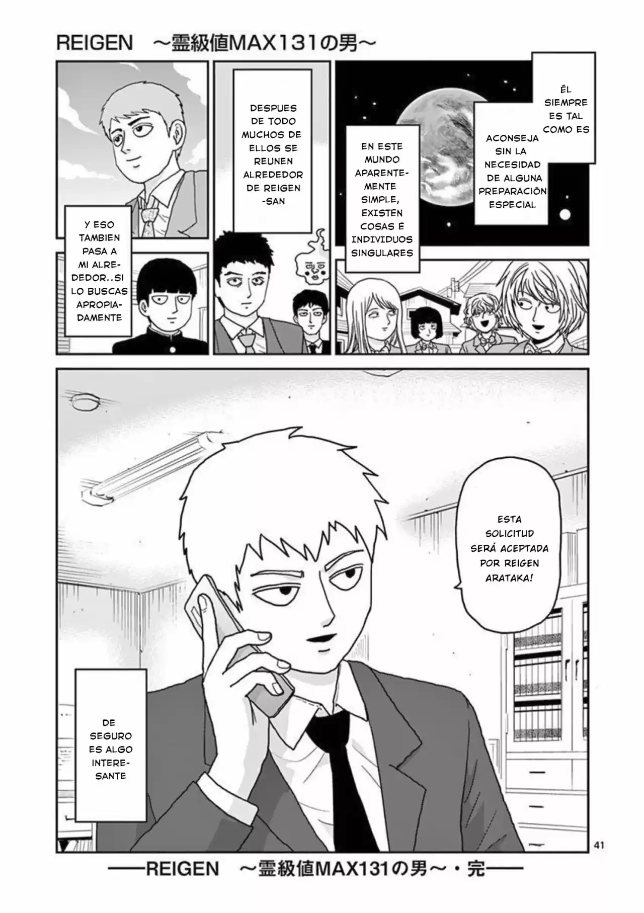 Mob Psycho Spinoff - REIGEN - Capítulo 7 - Página 41 - LectorTMOo
