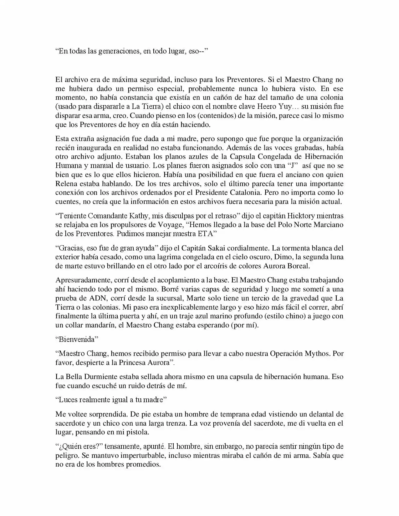 Mobile Suit Gundam Frozen Teardrop (Novela) - Capítulo  - Página 9 - LectorTMOo