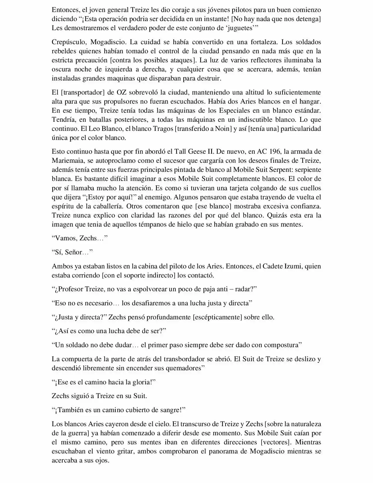 Mobile Suit Gundam Frozen Teardrop (Novela) - Capítulo 3 - Página 8 - LectorTMOo