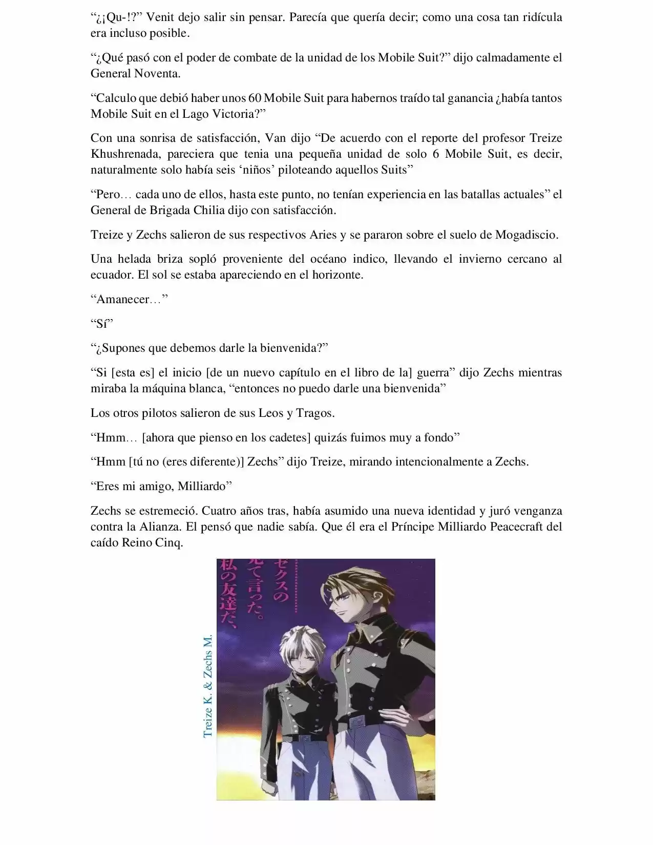 Mobile Suit Gundam Frozen Teardrop (Novela) - Capítulo 3 - Página 10 - LectorTMOo