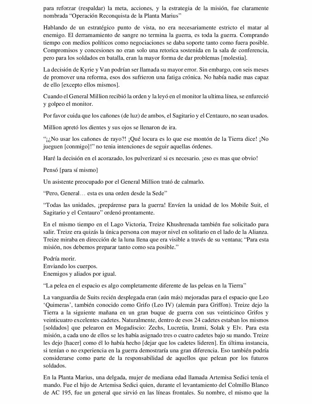 Mobile Suit Gundam Frozen Teardrop (Novela) - Capítulo 4 - Página 6 - LectorTMOo