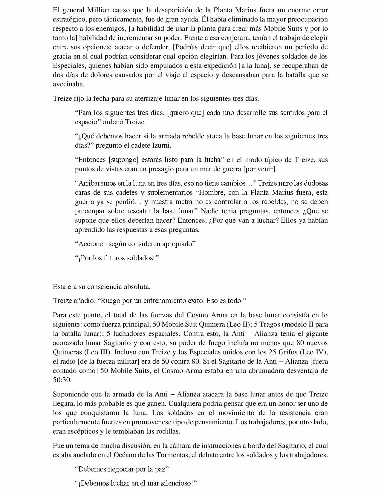 Mobile Suit Gundam Frozen Teardrop (Novela) - Capítulo 5 - Página 4 - LectorTMOo