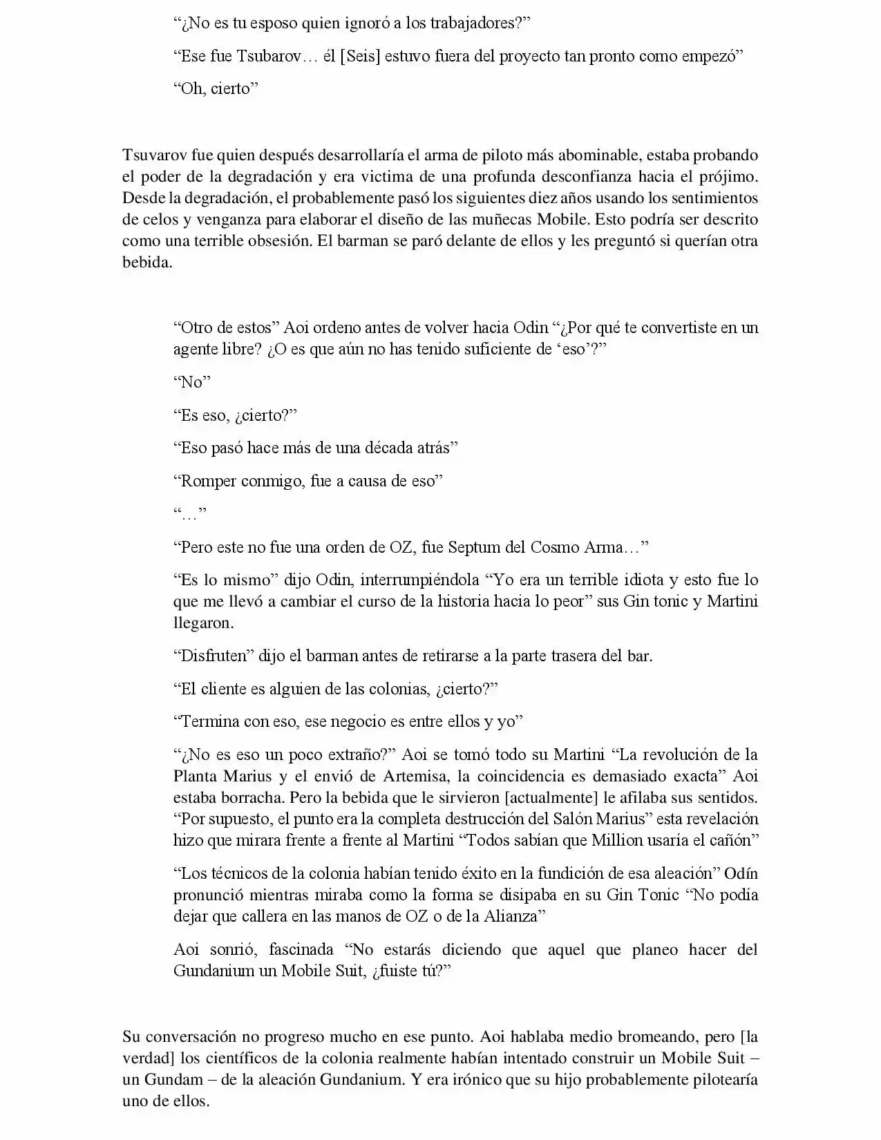 Mobile Suit Gundam Frozen Teardrop (Novela) - Capítulo 5 - Página 8 - LectorTMOo
