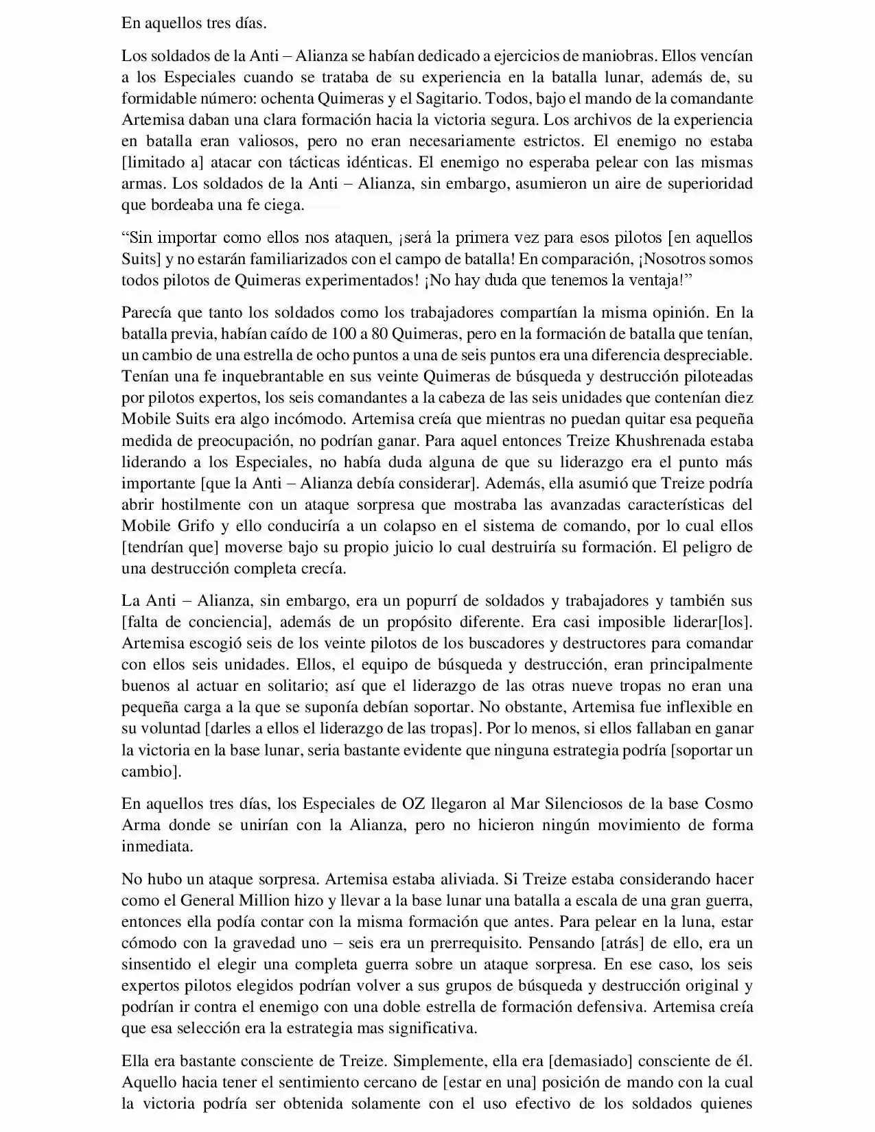 Mobile Suit Gundam Frozen Teardrop (Novela) - Capítulo 5 - Página 9 - LectorTMOo