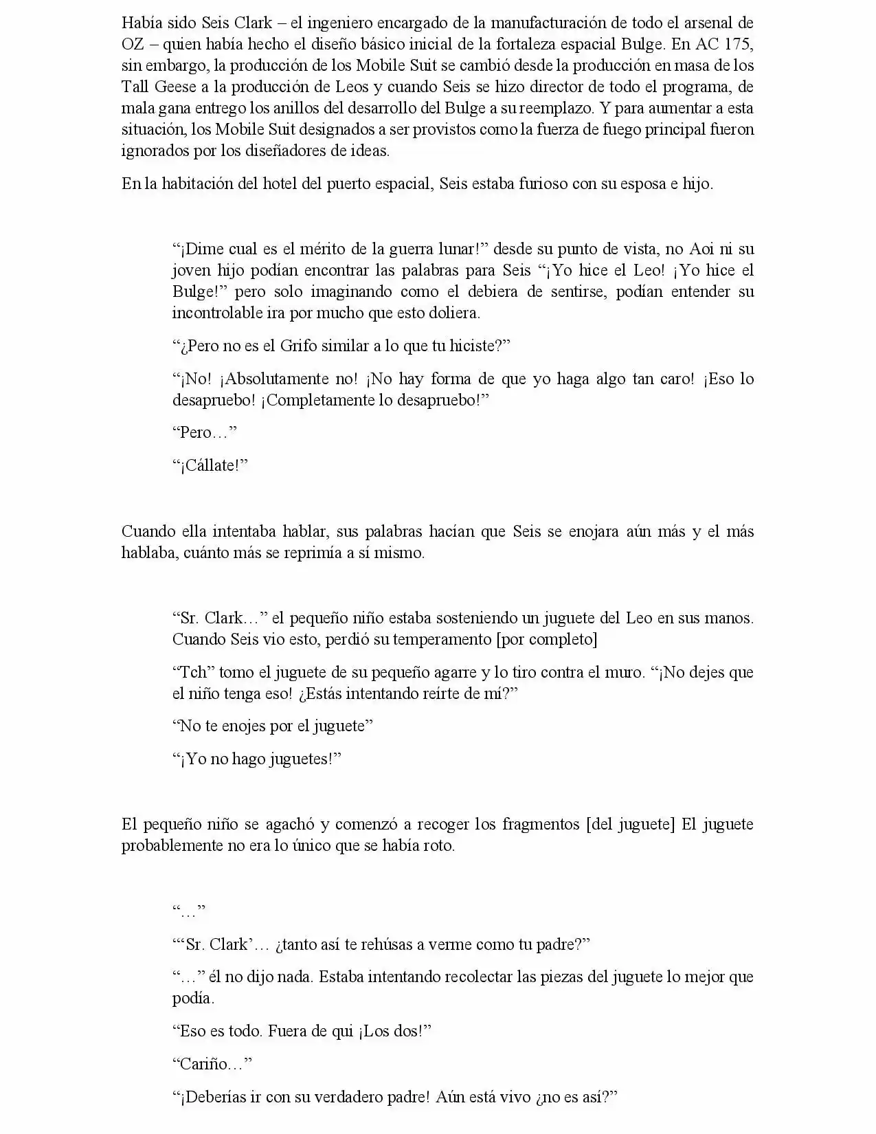 Mobile Suit Gundam Frozen Teardrop (Novela) - Capítulo 7 - Página 4 - LectorTMOo