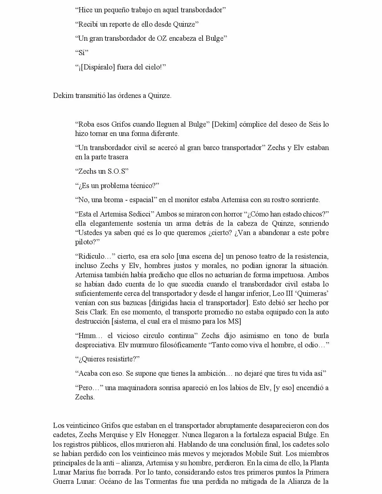Mobile Suit Gundam Frozen Teardrop (Novela) - Capítulo 7 - Página 6 - LectorTMOo