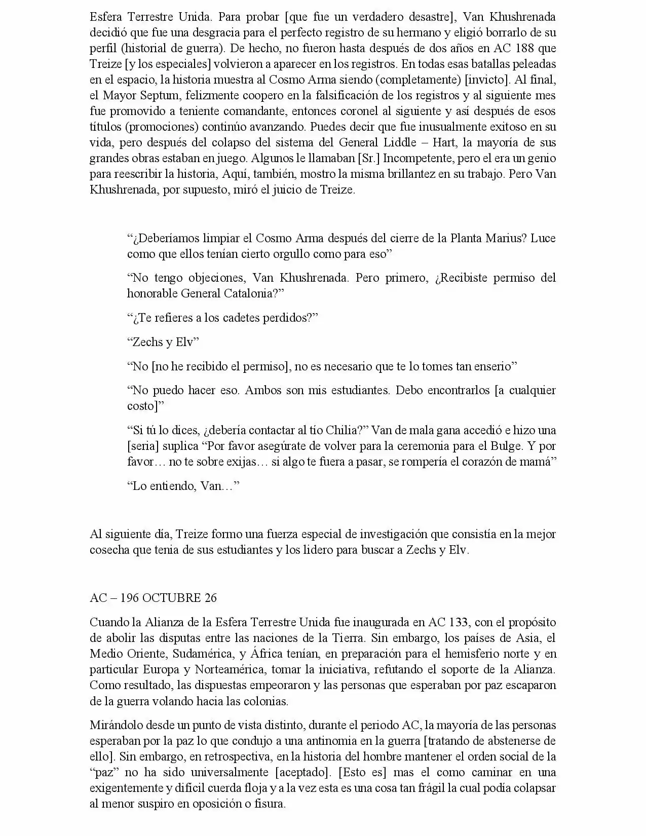 Mobile Suit Gundam Frozen Teardrop (Novela) - Capítulo 7 - Página 7 - LectorTMOo