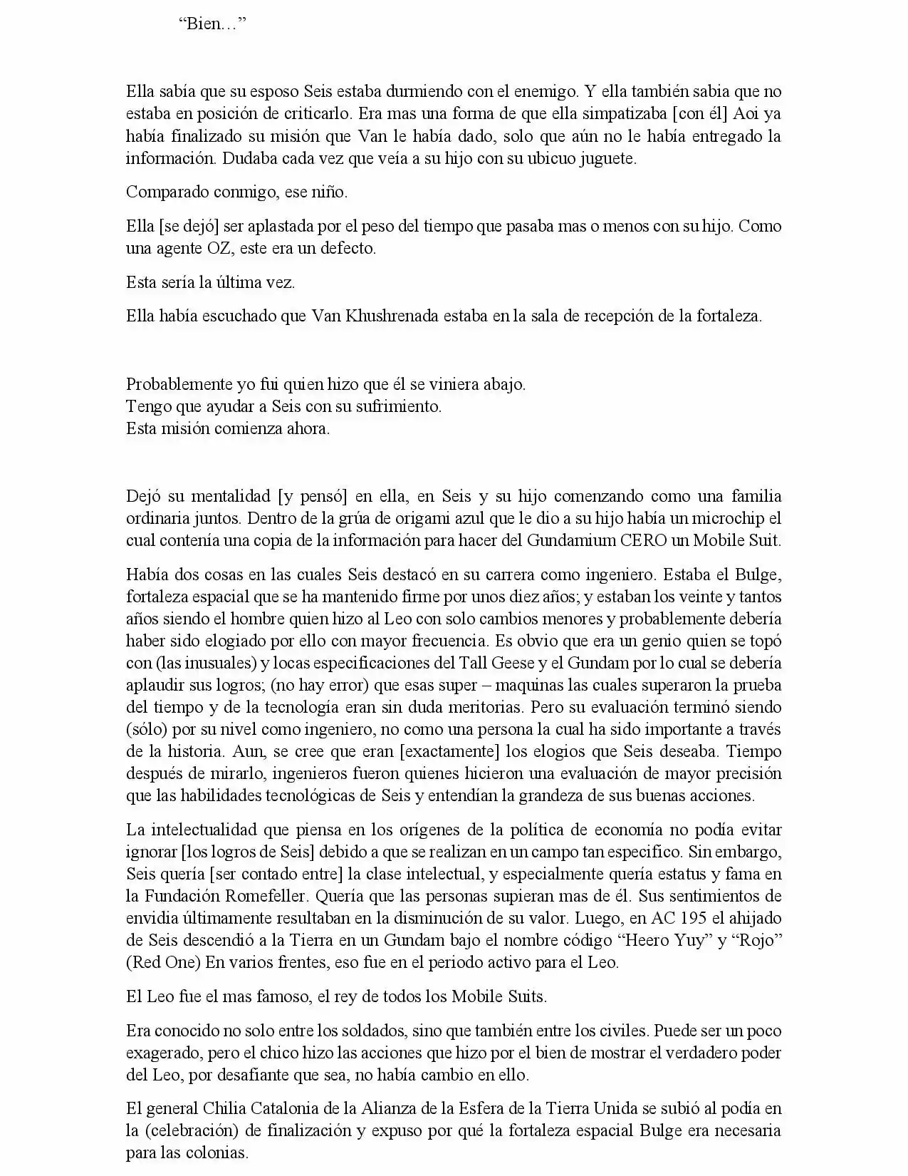 Mobile Suit Gundam Frozen Teardrop (Novela) - Capítulo 7 - Página 9 - LectorTMOo