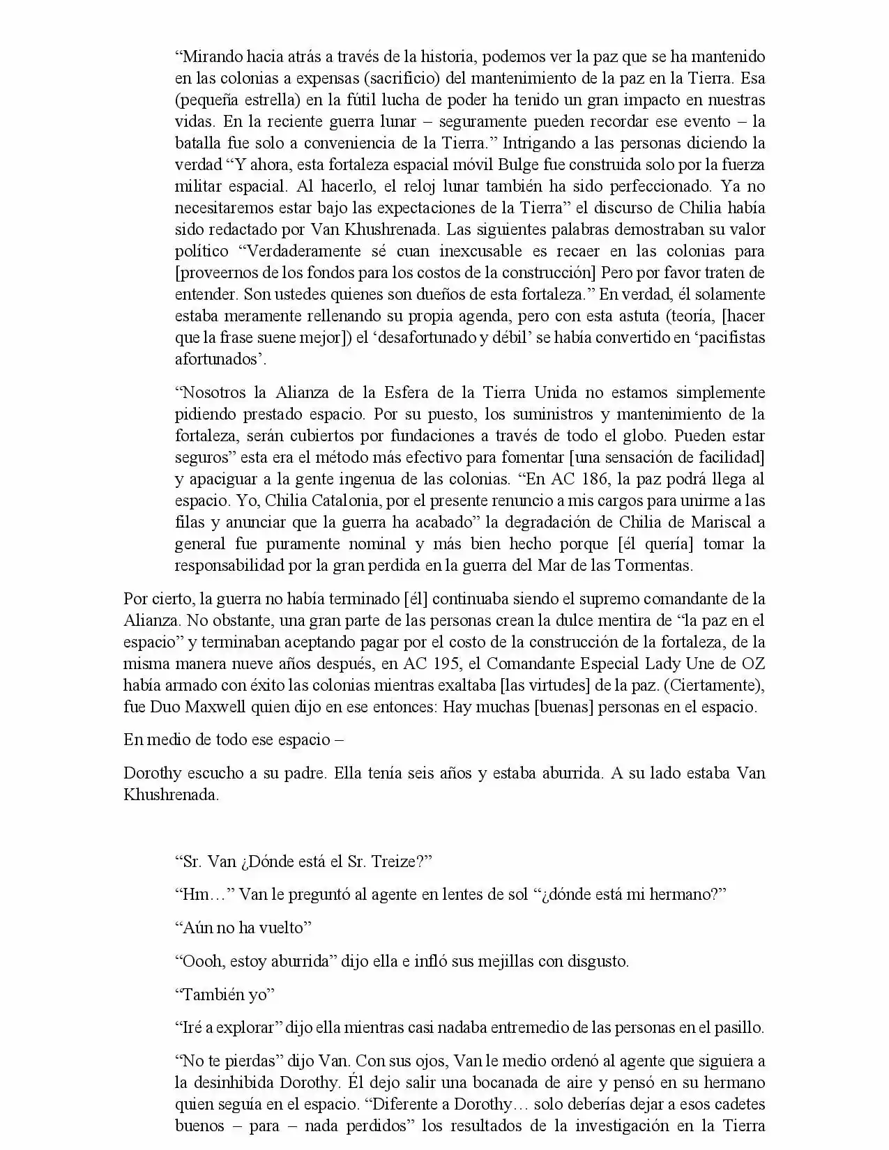 Mobile Suit Gundam Frozen Teardrop (Novela) - Capítulo 7 - Página 10 - LectorTMOo