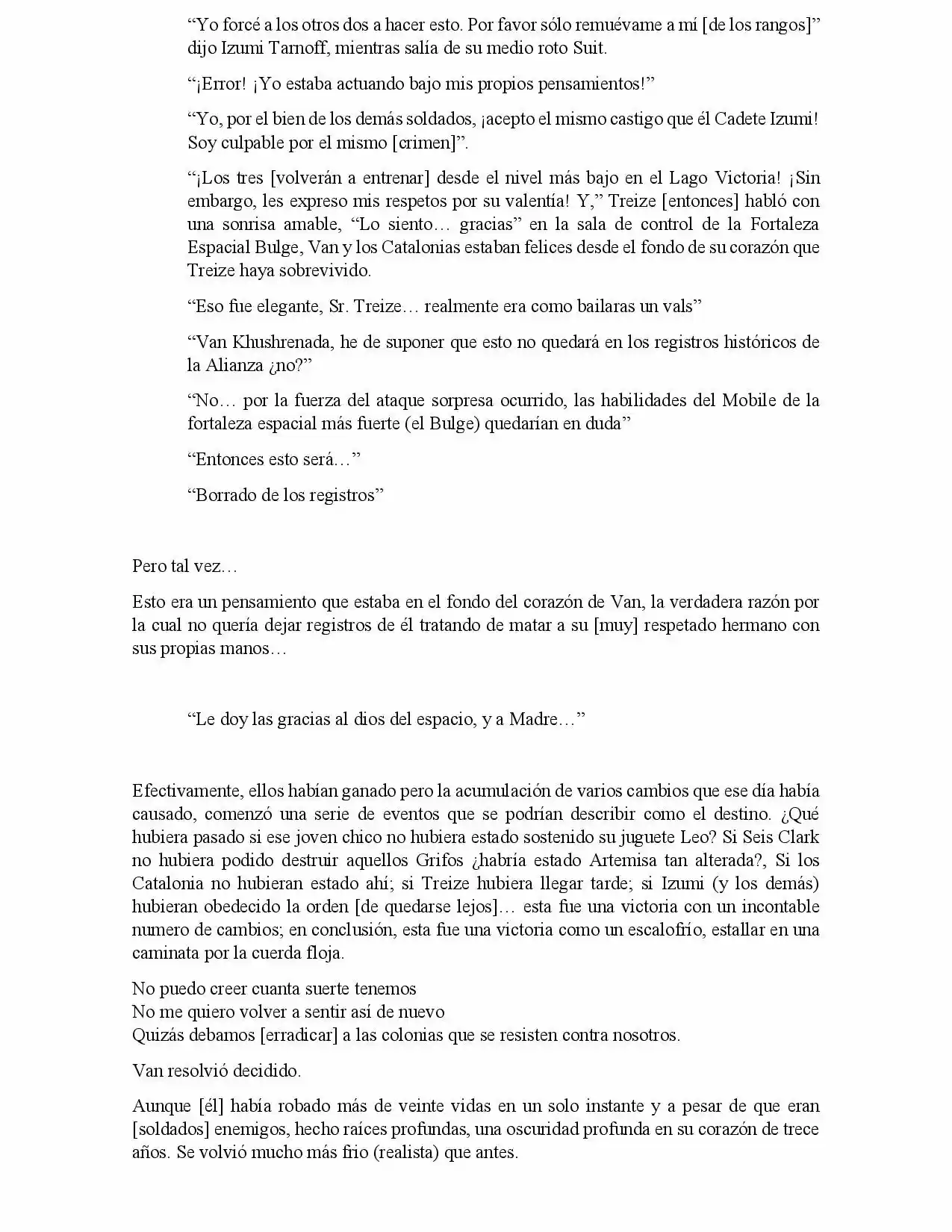 Mobile Suit Gundam Frozen Teardrop (Novela) - Capítulo 8 - Página 6 - LectorTMOo
