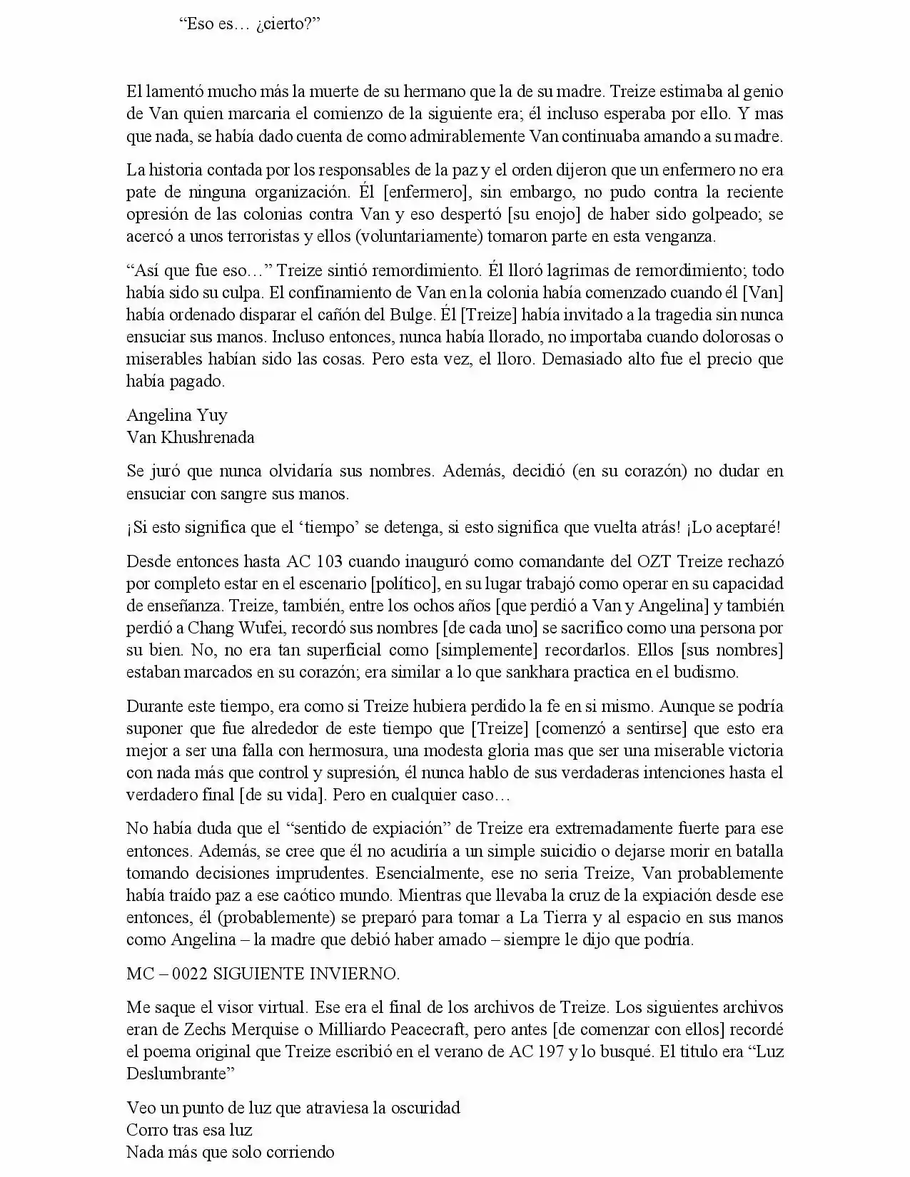 Mobile Suit Gundam Frozen Teardrop (Novela) - Capítulo 8 - Página 11 - LectorTMOo