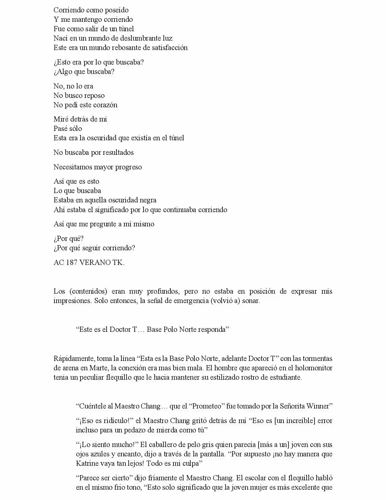 Mobile Suit Gundam Frozen Teardrop (Novela) - Capítulo 8 - Página 12 - LectorTMOo