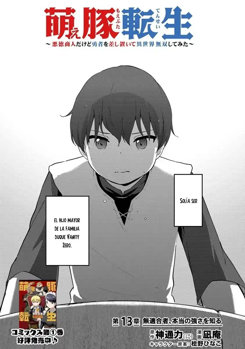 Moe Buta Tensei: Akutoku Shounin Da Kedo Yuusha O Sashioite Isekai Musou Shitemita - Capítulo 13 - Página 3 - LectorTMOo