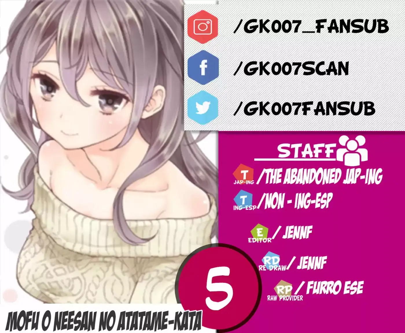 Mofu O Neesan No Atatame-kata - Capítulo 5 - Página 1 - LectorTMOo