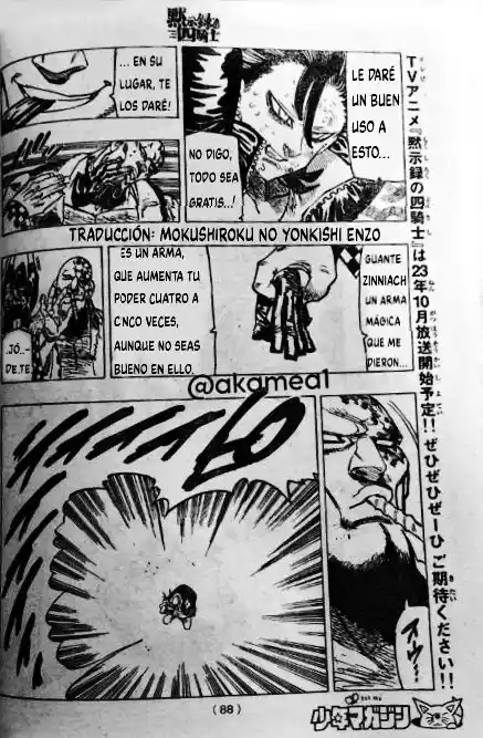 Mokushiroku No Yonkishi - Capítulo 100 - Página 9 - LectorTMOo