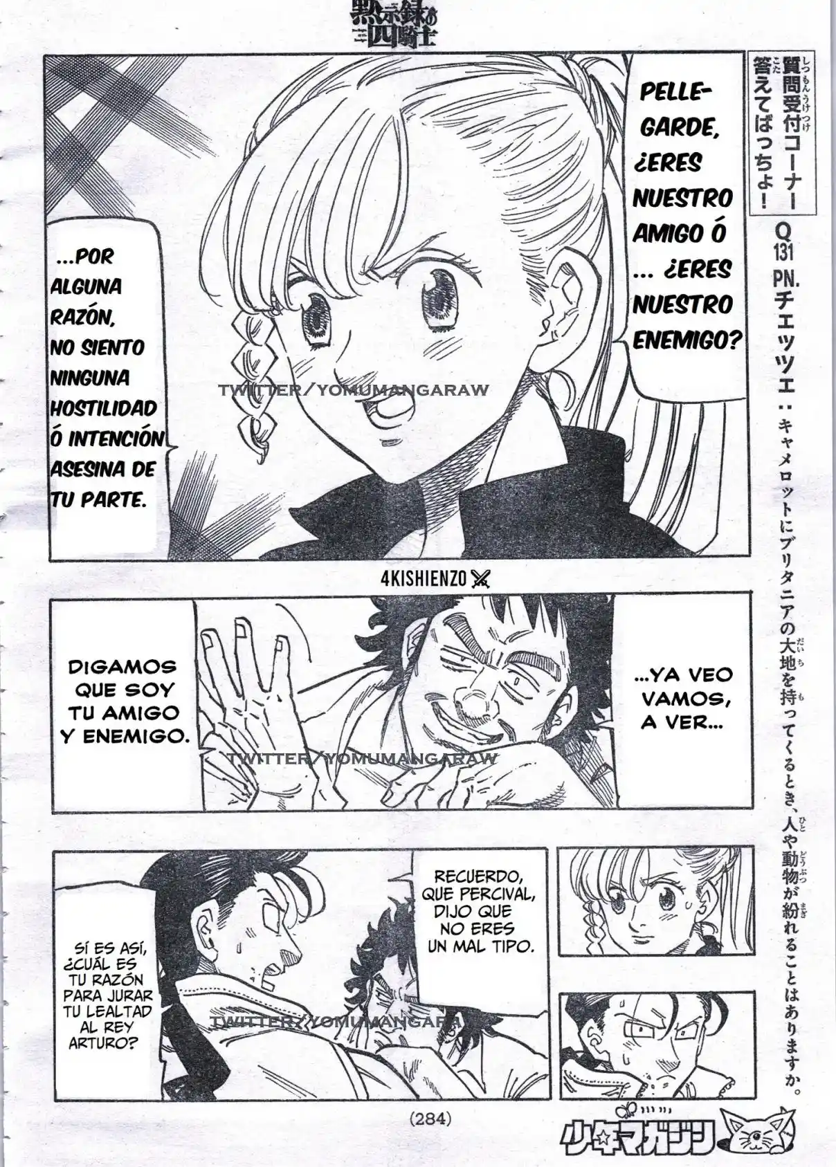 Mokushiroku No Yonkishi - Capítulo 135 - Página 12 - LectorTMOo