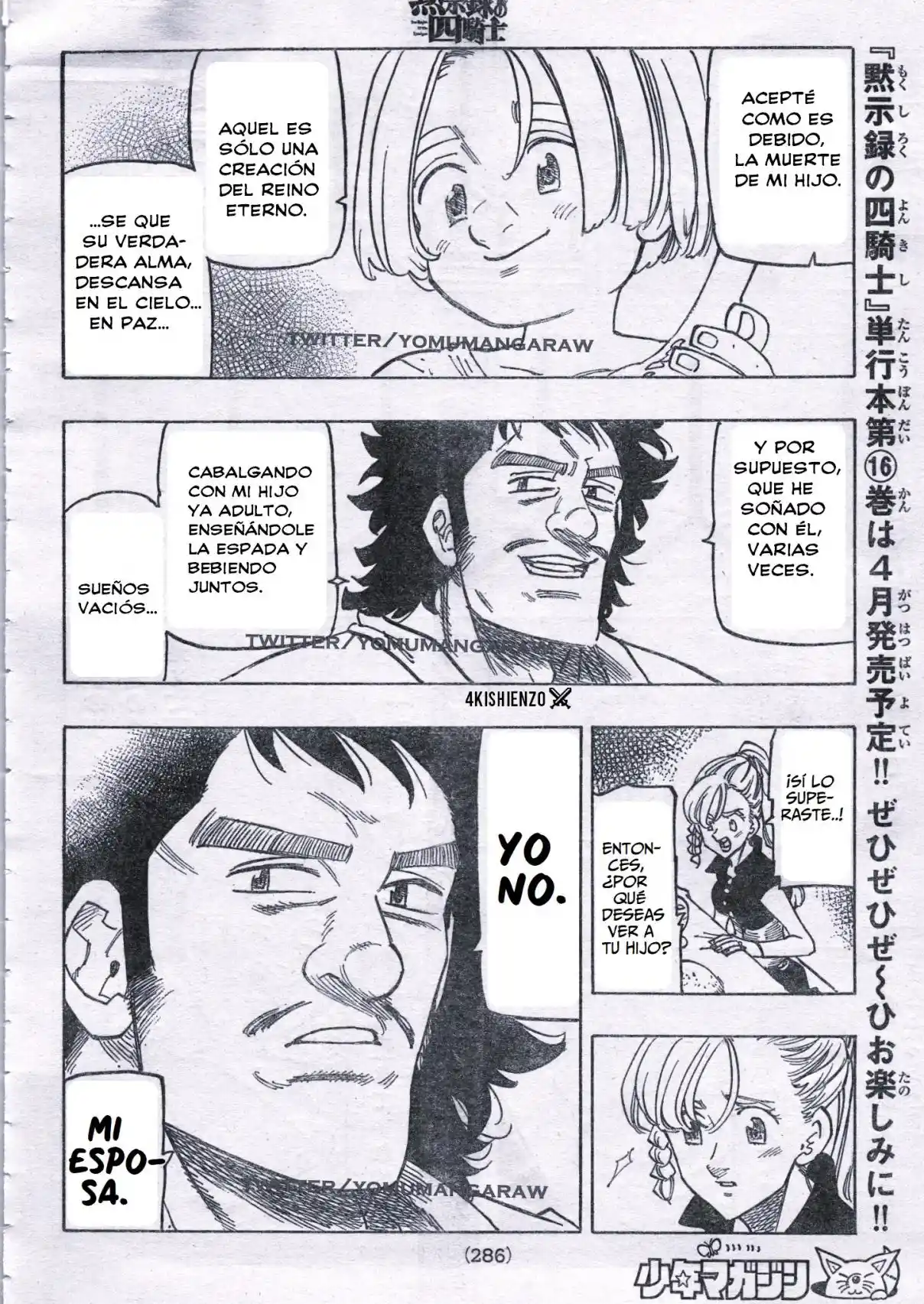 Mokushiroku No Yonkishi - Capítulo 135 - Página 14 - LectorTMOo