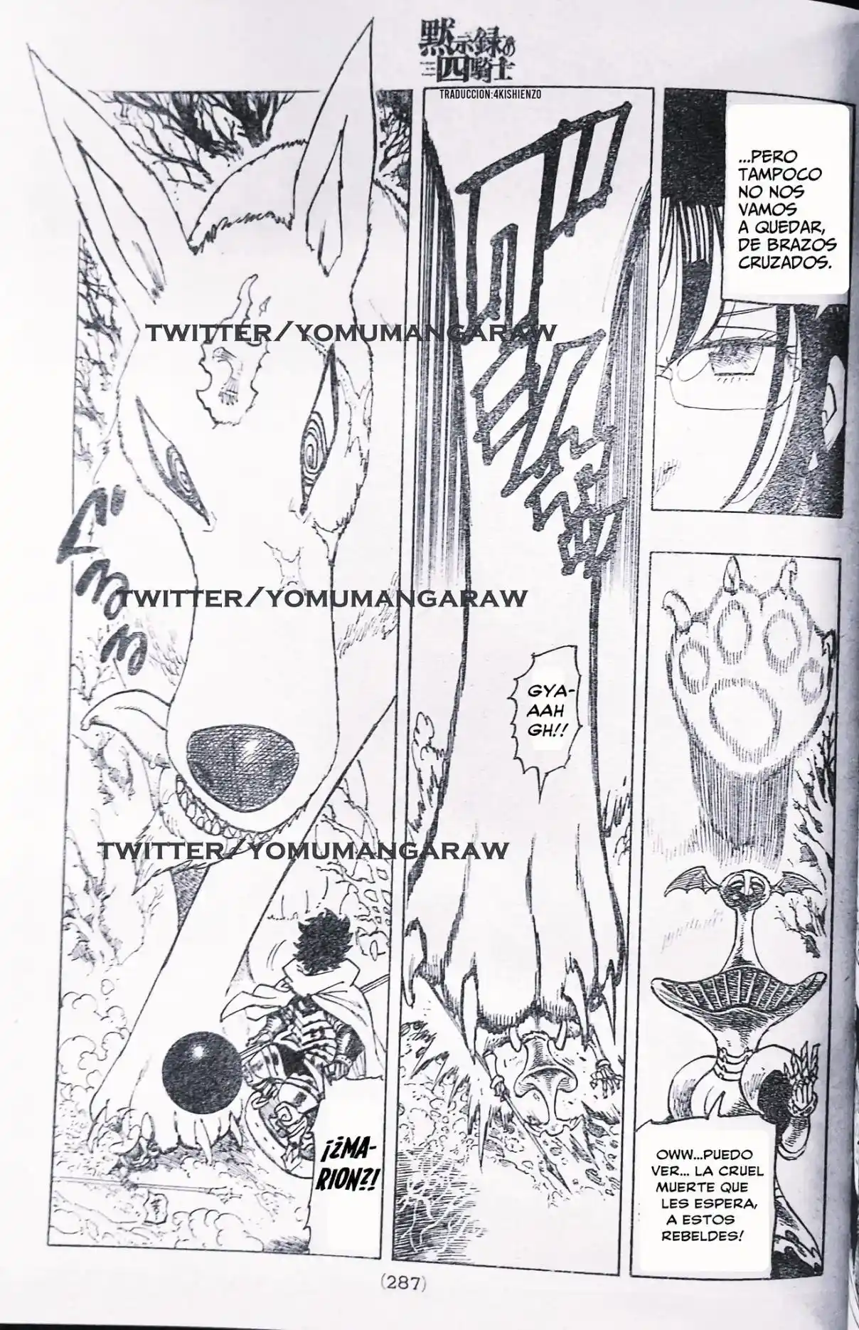 Mokushiroku No Yonkishi - Capítulo 136 - Página 13 - LectorTMOo