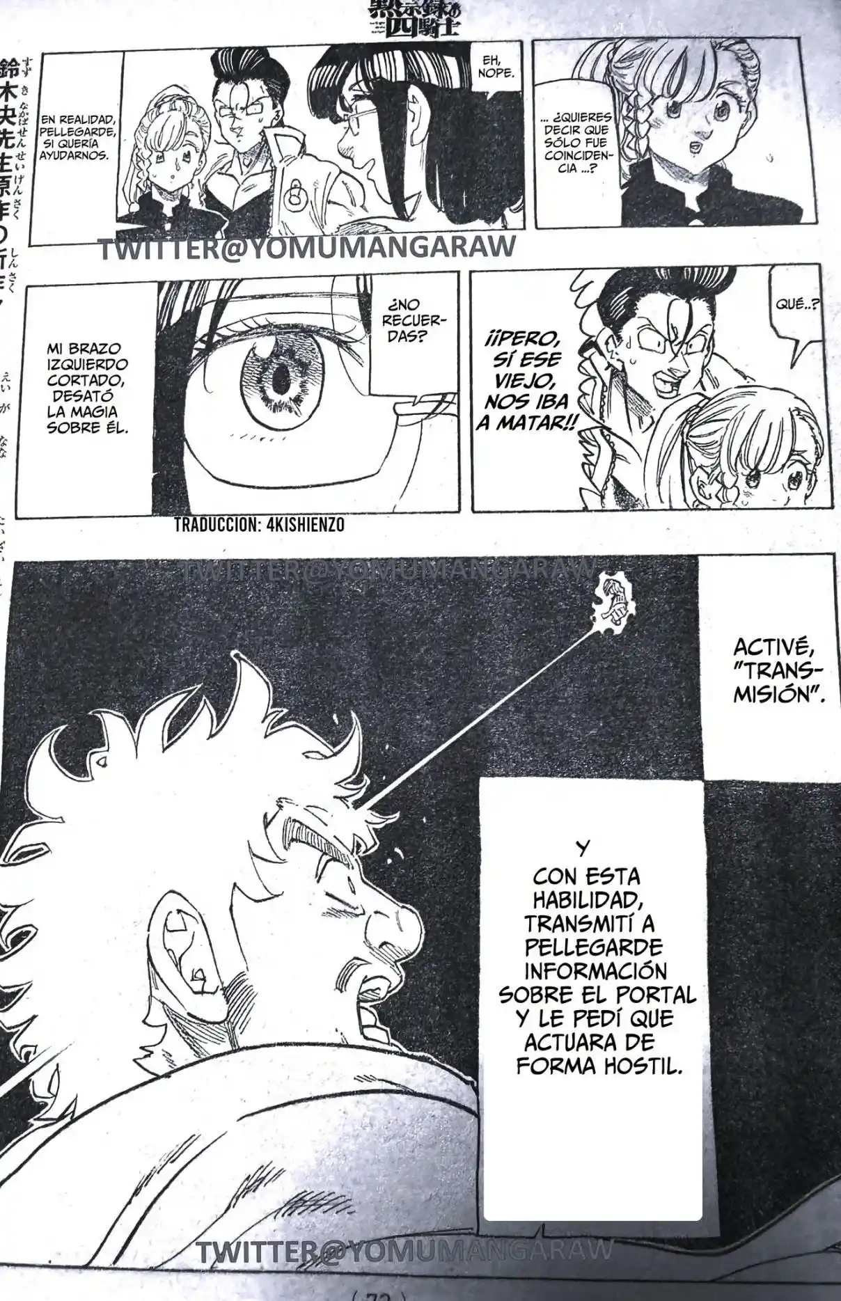Mokushiroku No Yonkishi - Capítulo 137 - Página 12 - LectorTMOo