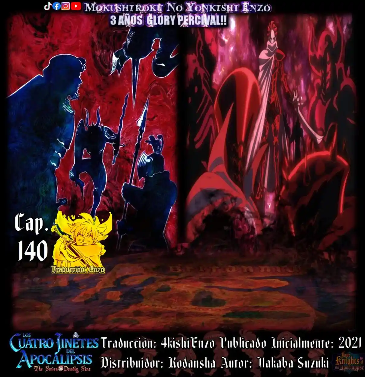 Mokushiroku No Yonkishi - Capítulo 140 - Página 21 - LectorTMOo