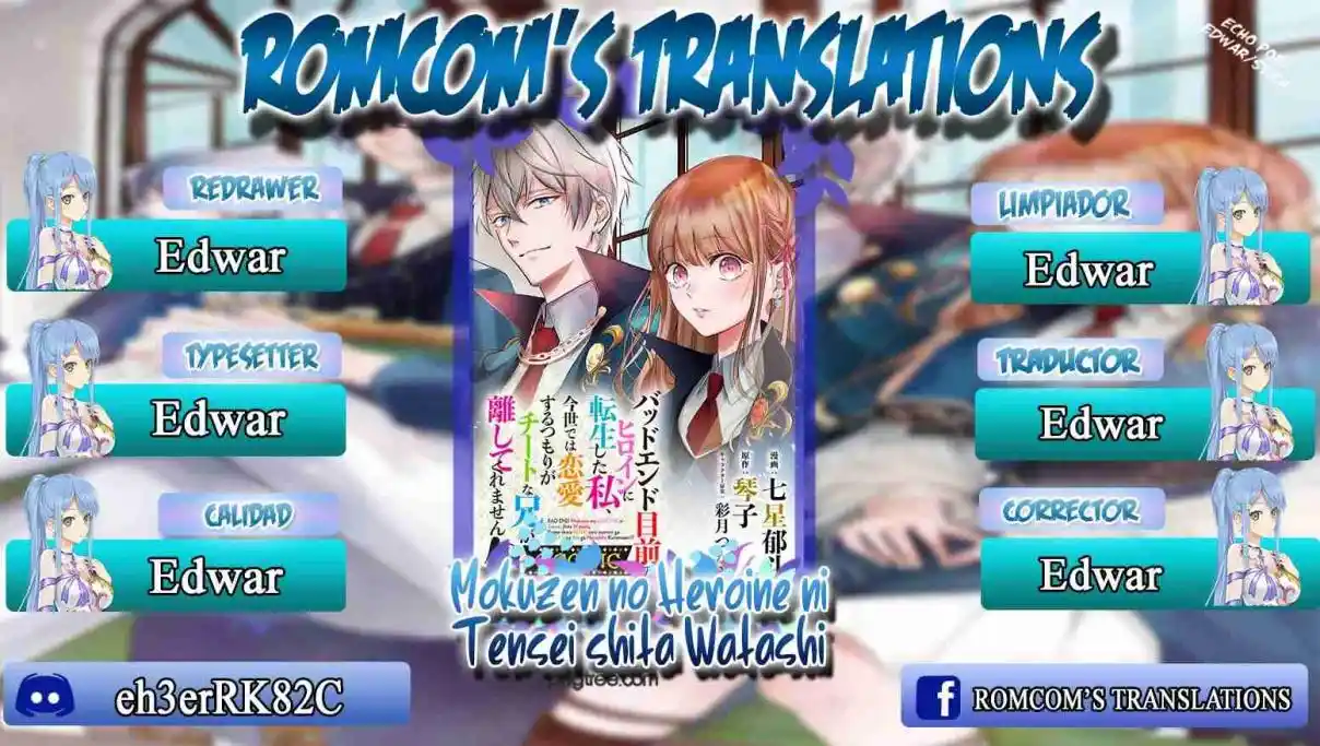 Mokuzen No Heroine Ni Tensei Shita Watashi, Konse De Wa Renai Suru Tsumori Ga Cheat Na Ani Ga Hanashite Kuremasen!? - Capítulo 1 - Página 1 - LectorTMOo