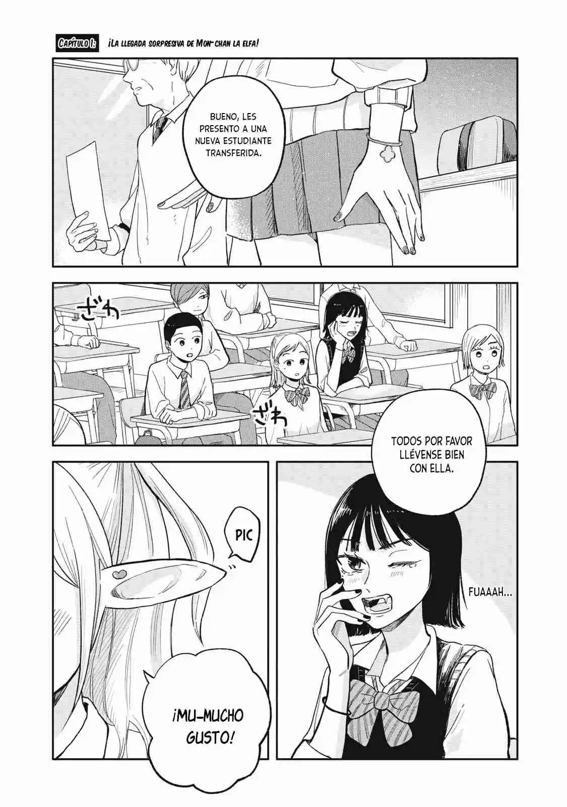 ¡Mon-chan La Elfa, Estudiante De Secundaria! - Capítulo 1 - Página 2 - LectorTMOo