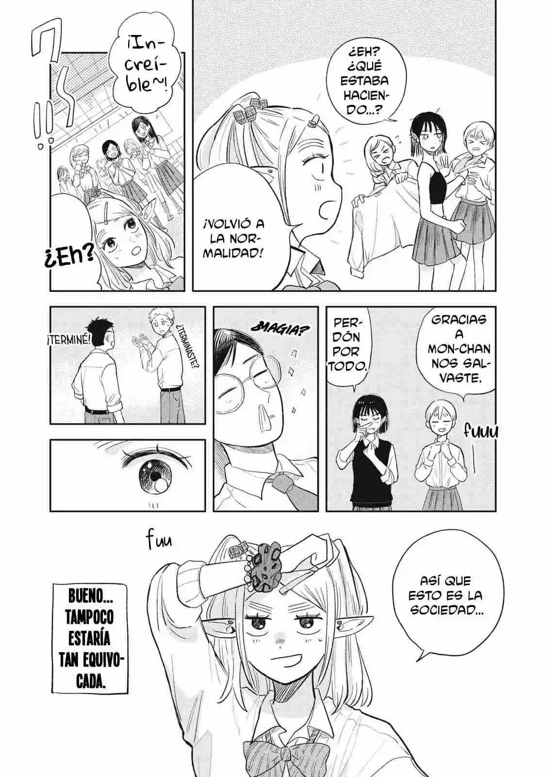 ¡Mon-chan La Elfa, Estudiante De Secundaria! - Capítulo 2 - Página 16 - LectorTMOo