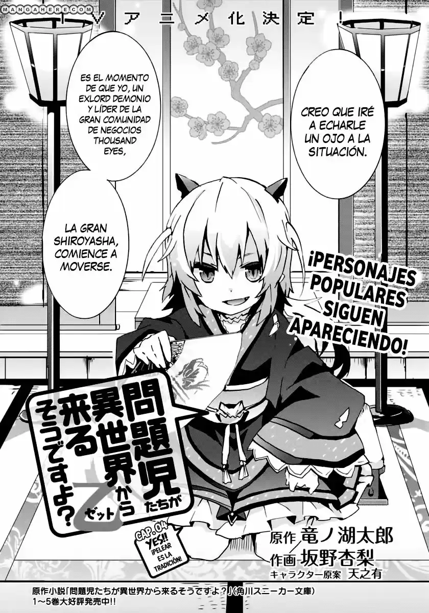 Mondaiji-tachi Ga Isekai Kara Kuru Sou Desu Yo? Z - Capítulo 4 - Página 6 - LectorTMOo