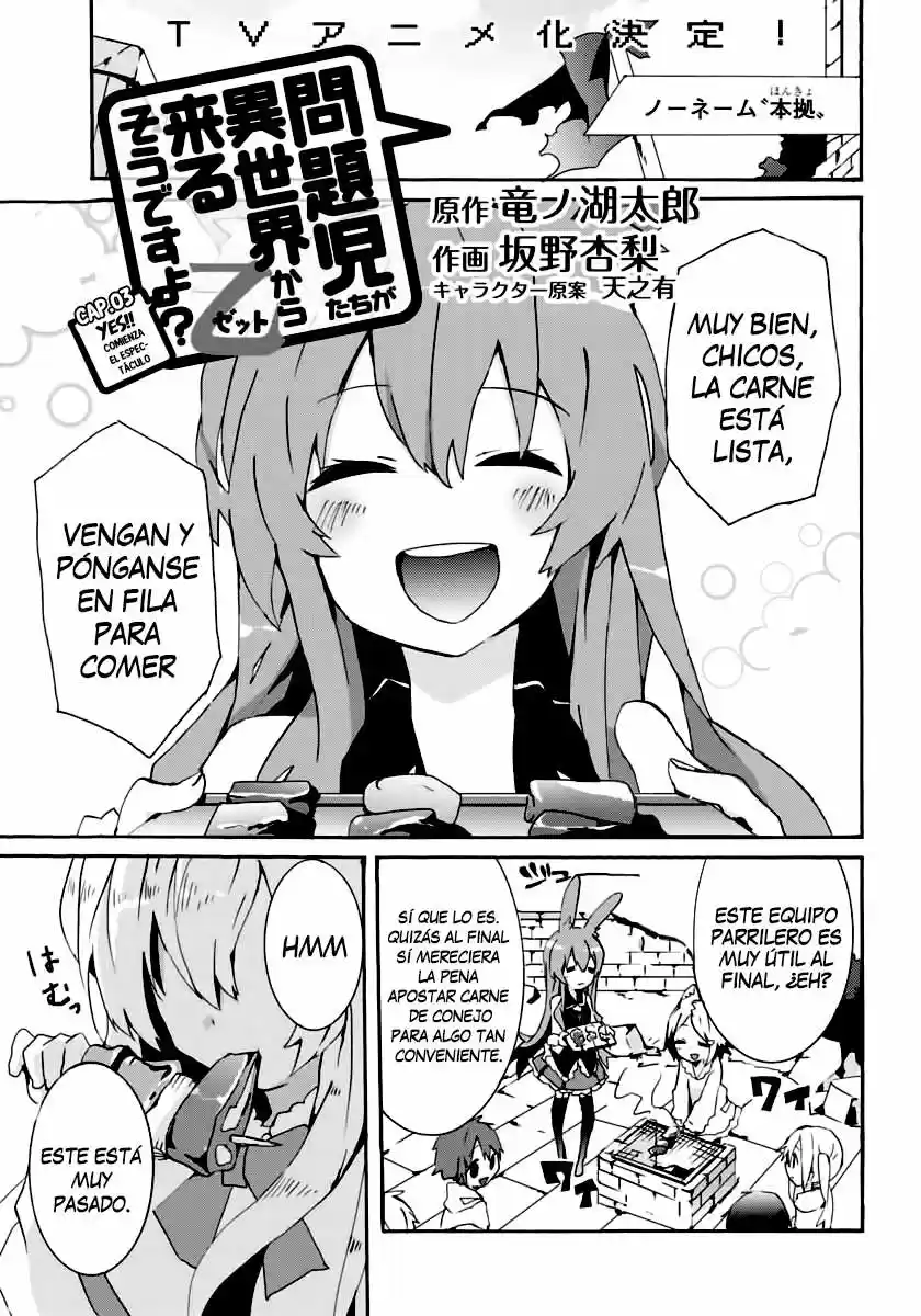 Mondaiji Tachi Ga Isekaikara Kuru Soudesuyo? Z - Capítulo 3 - Página 5 - LectorTMOo