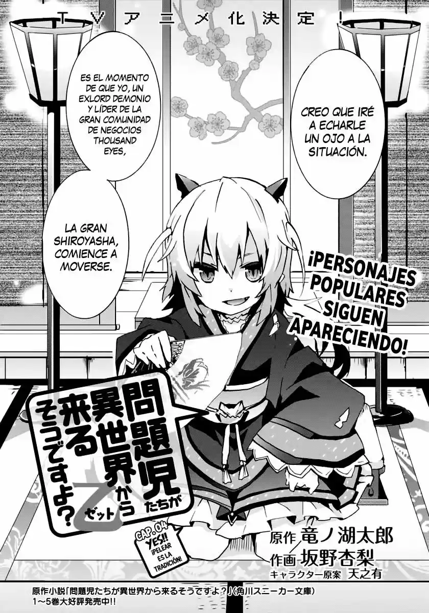 Mondaiji Tachi Ga Isekaikara Kuru Soudesuyo? Z - Capítulo 4 - Página 6 - LectorTMOo