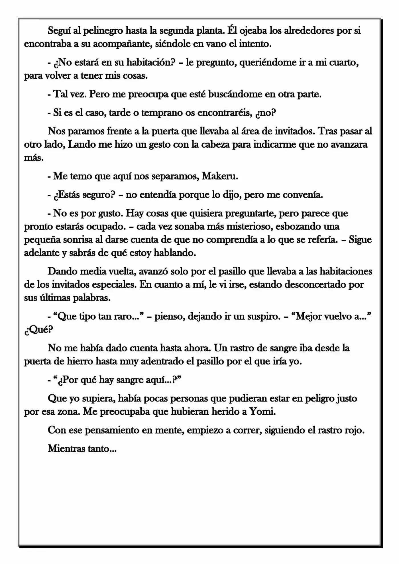 Monochrome Cross - Remade (Novela) - Capítulo 103 - Página 5 - LectorTMOo