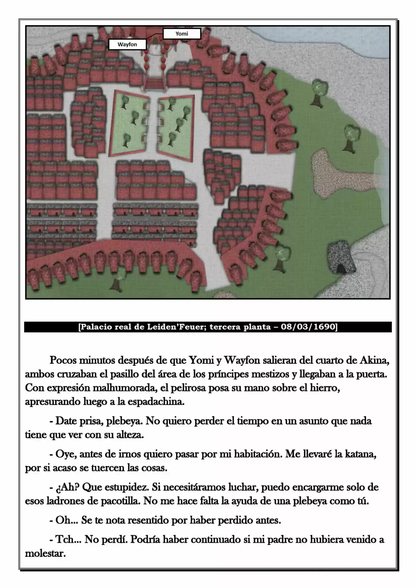 Monochrome Cross - Remade (Novela) - Capítulo 109 - Página 8 - LectorTMOo