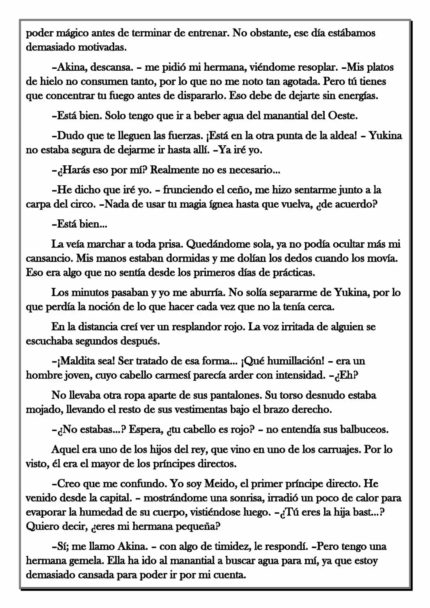 Monochrome Cross - Remade (Novela) - Capítulo 123 - Página 5 - LectorTMOo